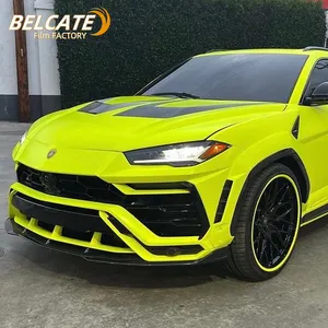 BELCATE 1.52 * 18m電気光学シリーズ電気蛍光黄色自動車用塗料自動車用ビニールフィルムカラー