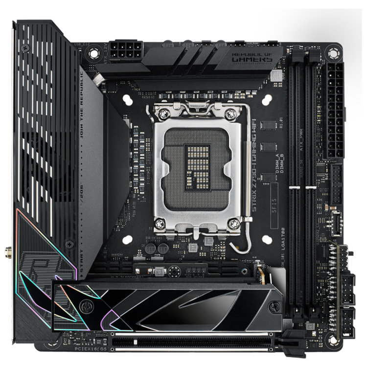 ASUS ROG STRIX Z790-I GAMING WIFI D4 マザーボード (Intel CPU対応