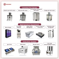 Cuisinière professionnelle à gaz en acier inoxydable robuste, avec cuve à soupe, brûleur unique et grille en fonte, pour hôtel