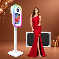 Photo Booth DSLR Murah Kompatibel dengan iPad, Dilengkapi Printer, Cocok untuk Tablet 11 Inch, Mesin Photobooth Selfie iPad untuk Pesta Karnaval