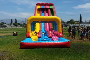 Trượt Nước Cầu Vồng Thổi Phồng Khổng Lồ <span class=keywords><strong>26ft</strong></span> Trượt Bơm Hơi Và Trượt Ba Lớp Lướt Sóng Cho Người Lớn Và Trẻ Em - Product Image 4