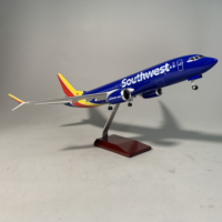 Vente En Gros Personnalisable Qantas Boeing 737-800 Modèle D'avion à L'échelle 1/85 avec lumières LED, train d'atterrissage et s