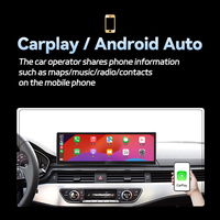 Écran de navigation GPS pour voiture 14,9 pouces 8 cœurs MTK 8+256g Carplay pour Audi A4 B9 2017-2019 Radio multimédia automobile