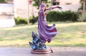 Modèle de personnage de <span class=keywords><strong>jeu</strong></span> World of Warcraft, modèle de jouet de personnage non morte Sylvanas Windrunner, modèle de personnage anthropomorphe - Product Image 4