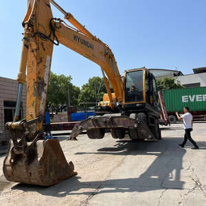 Excavadora de ruedas Hyundai 210w-9, excavadora de ruedas Hyundai coreana usada, nueva excavadora Hyundai de 2, 0 - Product Image 4