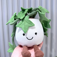 Jelly Cat Cross-border Spring di UK Jc Tanaman Pot Hydrangea yang Menarik, Tanaman Pot Ivy, Tanaman Plush Populer Tersedia di Stok