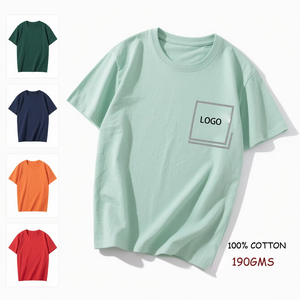 T-shirt personalizzate da uomo e da donna con scollo a girocollo morbido in cotone, - Product Image 1