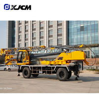 XJCM Design Nouvelle mini grue de construction à montage automatique Grue 2 tonnes petite grue à tour mobile tout-terrain à montage automatique