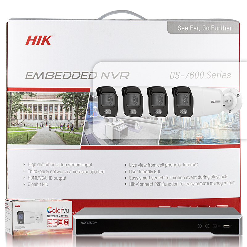 Hikvisions 8 Channel NVR 8MP ColorVu IP Cameras Camera System for Outdoor PoE Surveillance · image 2