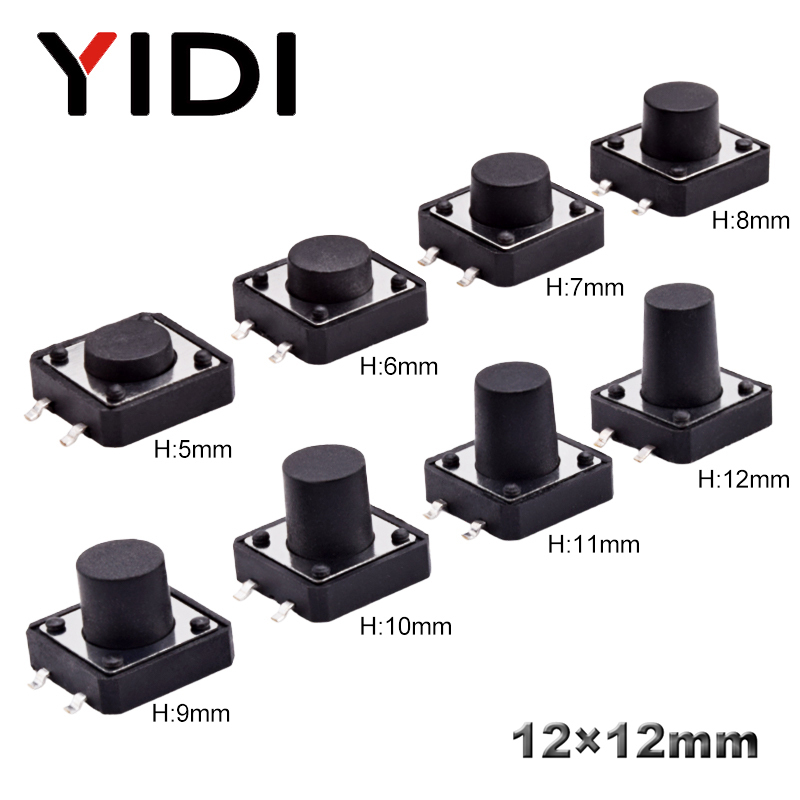 12x12 Micro Momentary SMD Tact Switch