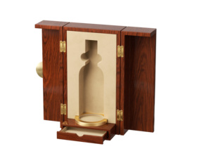 Boîte de luxe personnalisée pour bouteille de vin, boîte d'expédition de vin, design à double porte séparée personnalisé pour cadeaux de vin et événements d'entreprise - Product Image 2