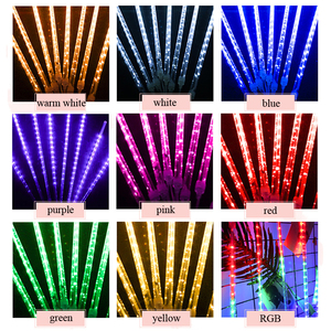 <strong>Plug</strong> <strong>in</strong> 30cm/50cm/80cm Meteor Shower LED Christmas <strong>Light</strong> Outdoor Waterproof Holiday Lighting Decoration String <strong>Lights</strong> - Product Image 6
