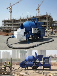 Pompe à béton mobile Diesel C3 avec malaxeur continu, transport vertical 120m/h, transport horizontal 500m/h, productivité 30m³/h, <span class=keywords><strong>moteur</strong></span>. - Product Image 5