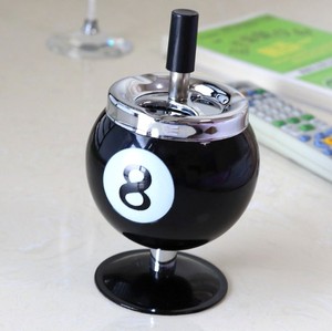 Cenicero giratorio de billar personalizado con tapa, cenicero giratorio con logotipo, cenicero sin humo - Product Image 1