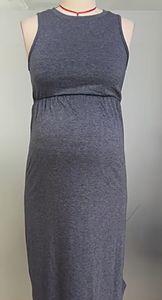 Vestito lungo per maternità estivo senza maniche per l'<span class=keywords><strong>allattamento</strong></span> al seno <span class=keywords><strong>abiti</strong></span> da <span class=keywords><strong>allattamento</strong></span> in gravidanza elasticizzati <span class=keywords><strong>abiti</strong></span> Casual al ginocchio - Product Image 5