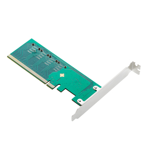 PCIe Gen3 x16 4 NVMe U.2 SFF-8643 Mini SAS HD (SFF-8643) dört Port adaptörü kart desteği Win10 - Product Image 4
