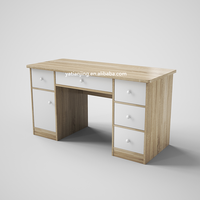 Bureau industriel en bois avec étagères Table de bureau d'angle Bureau d'ordinateur Bureau à domicile Mobilier de bureau