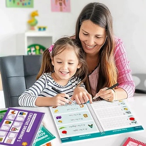 Cahier de pratique d'écriture réutilisable pour enfants, modèle Montessori à rainures, cahier de copie à encre magique, cahiers de travail pour <span class=keywords><strong>la</strong></span> calligraphie - Product Image 3