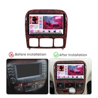 Lecteur DVD de voiture GPS Qualcomm 9 pouces, autoradio Android pour Mercedes Benz Classe S 1998-2005 W220 S280 S320 S350 S400 S430 S500