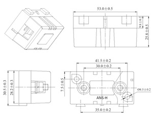 20A 40A <span class=keywords><strong>60A</strong></span> 80A ANS-H lớn hiện tại nội tuyến cầu chì chủ Set Bolt-down Studs ANS cầu chì chủ với bìa - Product Image 6