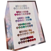 Youjia – Kit de 48 Gels Ongles Scintillants Effet Étoilé, Paillettes Holographiques Arc-en-ciel Or Argent, Vernis UV pour Salon de Manucure