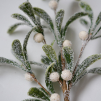 Sapin de Noël artificiel givré en épicéa, le plus vendu, petit format avec base, écologique, pour décoration de vase, maison, table, mariage, Noël