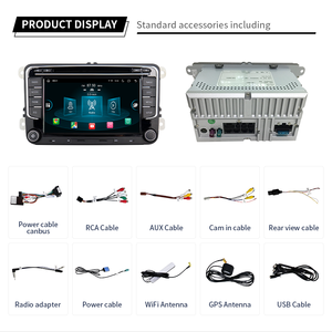 Vente chaude Android 14 sans fil <span class=keywords><strong>Carplay</strong></span> 4Glte Gps RDS Radio DSP bluetooth VW Lecteur DVD universel de voiture Android - Product Image 5
