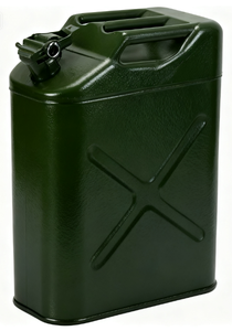 Jerrycan de carburant européen en métal de peinture verte 20l réservoir d'essence portatif de type OTAN avec <span class=keywords><strong>bec</strong></span> - Product Image 2