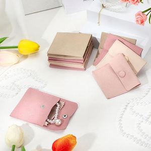 Pochette d'emballage en microfibre personnalisée avec logo, pochette de luxe pour petits bijoux, collier, bagues, boucles d'oreilles - Product Image 2