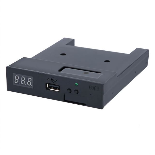 SFR1M44-U100K Black 3.5" 1.44MB USB SSD FLOPPY DRIVE EMULATOR for YAMAHA KORG ROLAND Electronic Keyboard