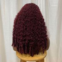 Demi-perruque en cheveux humains birmans, sans colle, sans couture, avec cordon de serrage, couleur naturelle, densité 250%, longue de 24 pouces