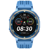 Montre connectée GPS à double positionnement, carte hors ligne, boussole, baromètre, altimètre, lampe de poche, étanche 3ATM, écran AMOLED en silicone, 5-10