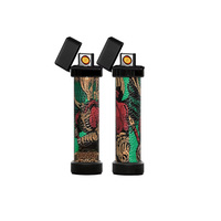 Briquet électronique portable rechargeable USB Vozol Fumot 2026, coupe-vent, pour fumeurs, stock UE
