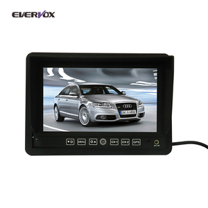 antalla táctil de 7 pulgadas GPS Android 6,0 coche Lcd monitor para autobús <span class=keywords><strong>Taxi</strong></span> Monitor retrovisor con cámara de visión trasera - Product Image 1