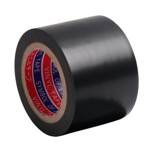Ruban adhésif électrique en vinyle Chkl, 5 cm de large, 11 m de long, noir, adhésif en caoutchouc, simple face, pour l'isolation des câbles - Product Image 1