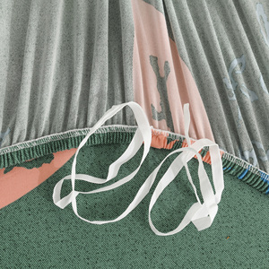 Stampato floreale <span class=keywords><strong>verde</strong></span> a forma di l angolo stretch impermeabile divano per soggiorno decorazione 3/4/5/6/7 posti - Product Image 4