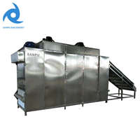Machine de séchage industrielle à bande maillée pour l'ail et le poisson, multicouche, à mouvement alternatif, haute température