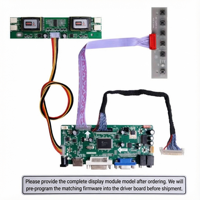 Carte contrôleur LVDS AD 1920x1080 DVI VAG, kit de carte contrôleur NT68676, carte mère de contrôleur LCD pour écran LCD