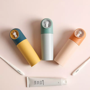 Bande <span class=keywords><strong>dessin</strong></span>ée Brosse À Dents Titulaire Portable Brosse À Dents Tasse Voyage Brosse À Dents Boîte Frappé Couleur Mignon Étudiant Dortoir Lavage Tasse - Product Image 2