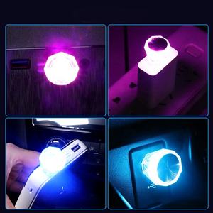 <strong>USB</strong> Car Mounted LED Mini Disco Ambient <strong>Light</strong> Car Interior Portable Night <strong>Light</strong> on the Roof <strong>Plug</strong> and Play Car Accessories - Product Image 6