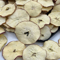 Prix de gros pour les tranches de pommes séchées chinoises frites sous vide, collation de fruits secs saine, pomme