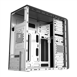 Caja <span class=keywords><strong>de</strong></span> PC <span class=keywords><strong>de</strong></span> <span class=keywords><strong>Escritorio</strong></span> Clásica para Negocios, Chasis <span class=keywords><strong>de</strong></span> Computadora Micro ATX <span class=keywords><strong>de</strong></span> Torre Media con 2 Ventiladores RGB, Compatible con 4 Ranuras <span class=keywords><strong>de</strong></span> Expansión - Product Image 6