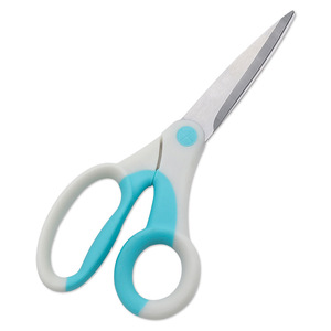 <b>Kitchen</b> <b>Scissors</b> Stainless Steel Straight Head Blue And White Home Use - Product Image 3