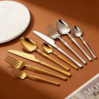 Ensemble de couverts en acier inoxydable LFS, forme classique, pour restaurant, hôtel, usage domestique, anti-rouille, surface miroir
