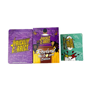 Juego <span class=keywords><strong>de</strong></span> Mesa Personalizado en Inglés con Letras <span class=keywords><strong>de</strong></span> <span class=keywords><strong>Canciones</strong></span>, Juego <span class=keywords><strong>de</strong></span> Cartas con Letras <span class=keywords><strong>de</strong></span> Música Hip Hop para Reuniones Familiares, Desafío <span class=keywords><strong>de</strong></span> Letras para Niños - Product Image 2