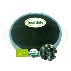 Healthife EU & USDA Organic Spirulina Tablet, Spirulina Powder, Spirulina