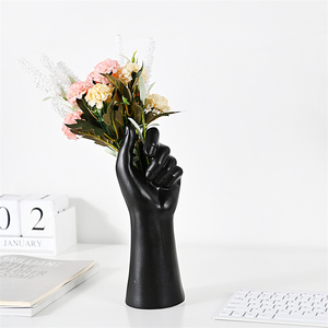 Forma della mano moderna composizione floreale creativa Home Office Decor soggiorno <span class=keywords><strong>vaso</strong></span> <span class=keywords><strong>di</strong></span> <span class=keywords><strong>fiori</strong></span> <span class=keywords><strong>in</strong></span> ceramica - Product Image 1
