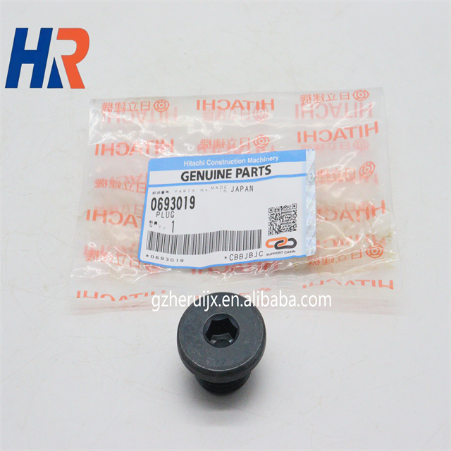 Original Excavator Parts PLUG 0693019 for ZX110 ZX160