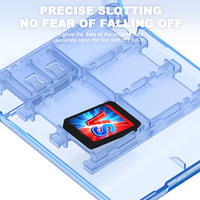 Étui de rangement pour 12 cartes de jeu pour Nintendo Switch 2, étui de protection pour Switch/Switch 2/Switch OLED, boîte pour cartouches de jeu