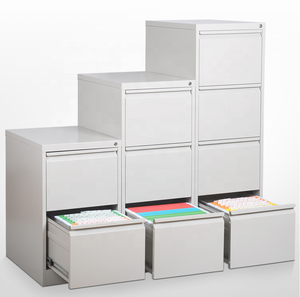 Tủ Hồ Sơ Cổ Ngỗng Kim Loại Màu Trắng Với <span class=keywords><strong>4</strong></span> Ngăn Kéo Khóa Chìa Khóa Kim Loại Đồ Nội Thất Văn Phòng Tủ Nhỏ Hiện Đại Tủ Khóa Học - Product Image 5